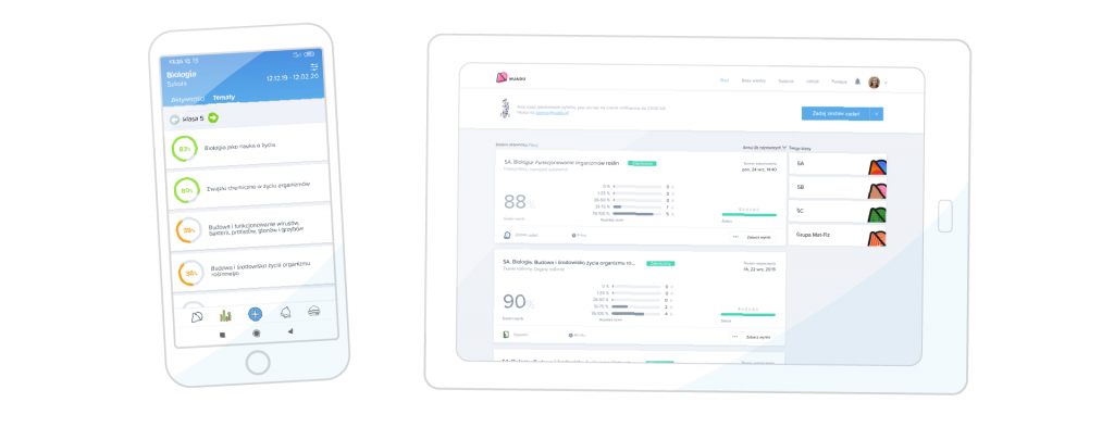 NUADU - aplikacja do nauki zdalnej na komputer, telefon i tablet